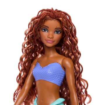 Disney Princess Ariel Mermaid Doll With Sparkling Fin, Inspired By The Little Mermaid (Live Action) - Imagen 3 de 6