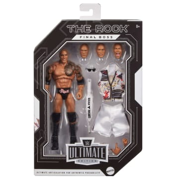 WWE Ultimate Edition The Rock Final Boss Action Figure | Mattel WWE Ultimate Edition The Rock Final Boss Action Figure | Mattel