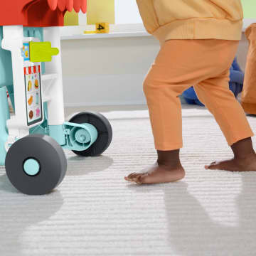 Fisher-Price Aprender e Brincar Andador para Bebês Carro de Snacks 4 em 1 - Image 4 of 6