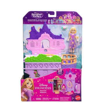 Disney Princesa Conjunto de Brinquedo Castelo Rapunzel Empilhável - Imagem 6 de 6