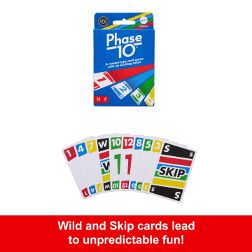Phase 10 Card Game For Families, Adults And Kids, Rummy-Style Play in A Storage Tin - Image 5 of 6