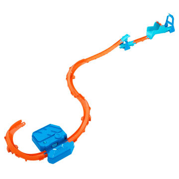 Hot Wheels Track Creator Boosted Jump Speedway Set With 1:64 Scale Toy Car & Motorized Booster - Imagen 4 de 6