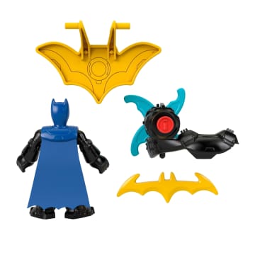 Fisher-Price Imaginext DC Super Friends Metal Force Batman Action Figure & Accessories Set, 3-Inch - Imagen 5 de 6