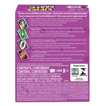UNO Juego de Cartas Party Renovado - Imagen 2 de 5