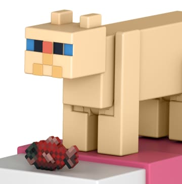 Minecraft Vanilla Figura de Ação Gato Persa 3.25