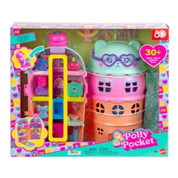 Polly Pocket Dolls And Playset, Gelato House With Elevator, Ice Cream Theme With 25+ Accessories Including Furniture And Pets - Imagem 6 de 6