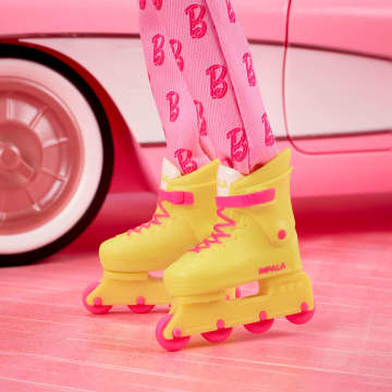 Barbie The Movie Ken Collectible Doll, Ryan Gosling As Ken Wearing Pink Jumpsuit With “B” Detail - Imagem 5 de 5