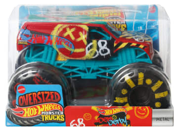 Hot Wheels Monster Trucks, Oversized Monster Truck in 1:24 Scale