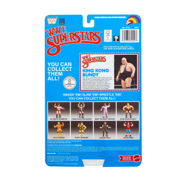 WWE LJN Superstars King Kong Bundy Action Figure | Mattel