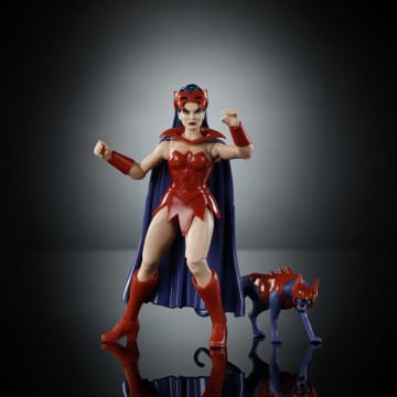 Masters of the Universe Origins Figura de Ação Cartoon Collection Catra de 5.5 polegadas - Image 2 of 5