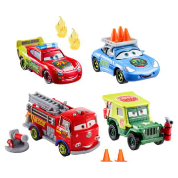 Disney and Pixar Cars Race & Rescue Crew Die-Cast 4-Pack | Mattel