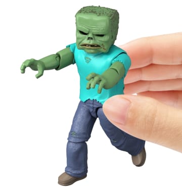 Minecraft Zombie Action Figure & Accessories, Toy Set Inspired By A Minecraft Movie