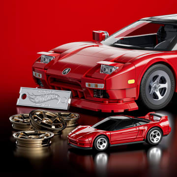 Mattel Brick Shop Hot Wheels Jogo de Construção Elite '90 Acura NSX - Imagem 5 de 6
