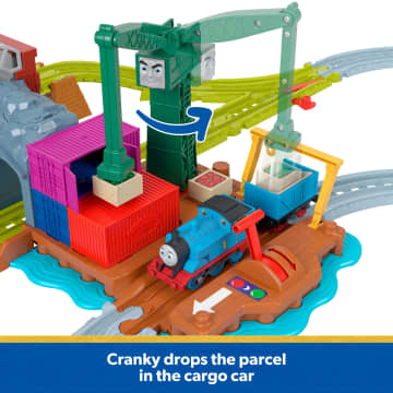 Thomas & Friends Cranky's Dockside Delivery Train Set | Mattel
