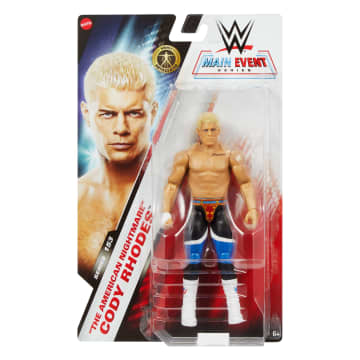 WWE Cody Rhodes Action Figure, Main EVent Series #153 6-inch Collectible Superstar With Articulation - Image 2 of 6