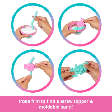 Barbie Pop Reveal Treat Series Doll & Accessories Set, Sweet Swirl Fashion Doll & Pet - Imagem 3 de 5