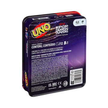 UNO KPop Demon Hunters Card Game In a Decorative Tin | Mattel