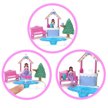 Barbie Mini Barbie Land Doll House Playsets With 1.5-Inch Doll, Furniture & Accessories - Imagen 3 de 4