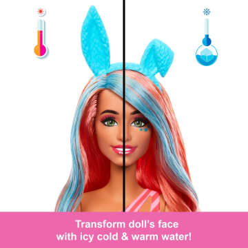 Barbie Pop Reveal Shakes Series Doll & Accessories Set, Scented Bright Bunny Fashion Doll - Imagem 5 de 6