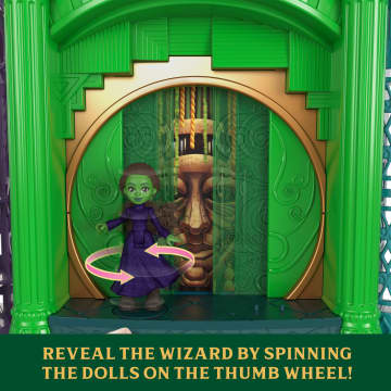 Universal Pictures’ Wicked Emerald City Small Doll Playset With 5 Play Spaces & 15 Accessories - Imagen 3 de 6