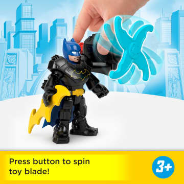 Fisher-Price Imaginext DC Super Friends Metal Force Batman Action Figure & Accessories Set, 3-Inch - Imagem 2 de 6