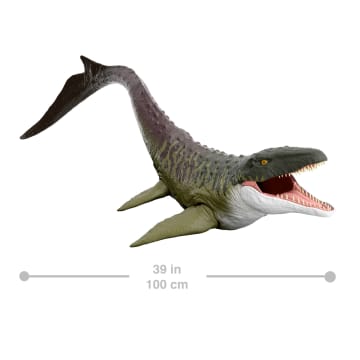 Jurassic World Rebirth Super Colossal Mosasaurus Action Figure, Dinosaur Toy - Image 6 of 6