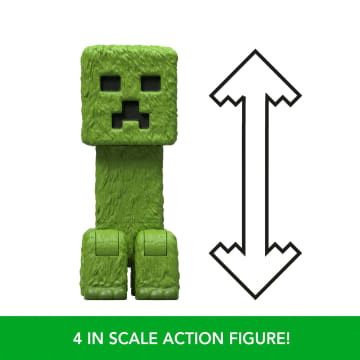 Minecraft Creeper Action Figure & Accessories, 4-Inch Toy Set Inspired By A Minecraft Movie - Image 4 of 6