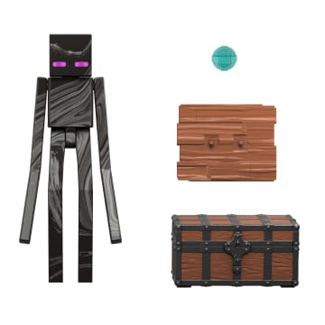 Minecraft Enderman Action Figure & Accessories, Toy Set Inspired By A Minecraft Movie