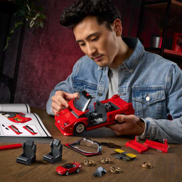Mattel Brick Shop Hot Wheels Jogo de Construção Elite '90 Acura NSX - Imagem 2 de 6