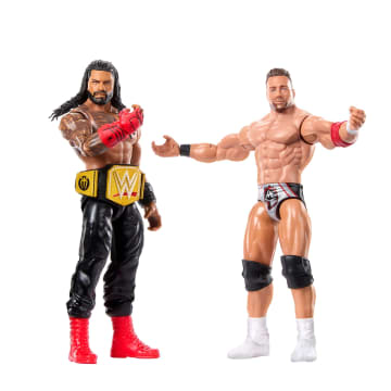 WWE Main Event Showdown Roman Reigns vs La Knight Action Figures Set, Series #21 6-Inch Collectibles - Image 4 of 6