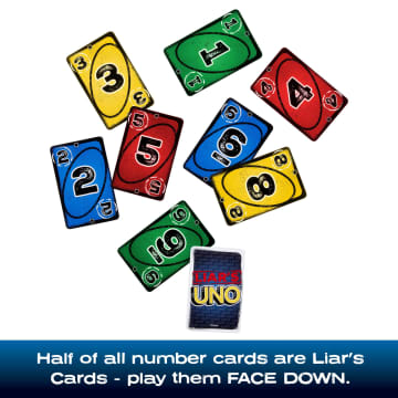 Liar's UNO Card Game For Adults, Kids, Families, Parties & Game Nights, Trick Play & Bluffing - Image 4 of 6