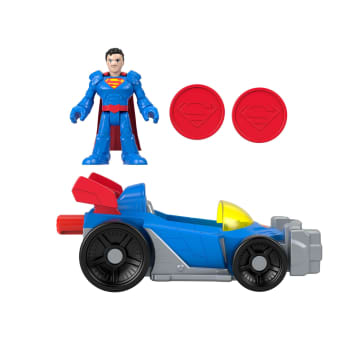 Fisher-Price Imaginext DC Super Friends Metal Force Supermobile Toy Car & Superman Action Figure Set - Image 5 of 6