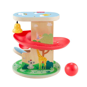 Fisher-Price  Circuit Cabane à Balle en Bois, 2Éléments en Bois - Imagem 5 de 6