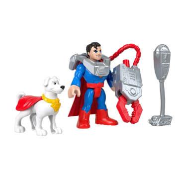 Fisher-Price Imaginext DC Super Friends Metal Force Superman Action Figures & Accessory Set - Imagen 4 de 6