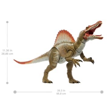 Jurassic World Hammond Collection Jurassic Park 3 Spinosaurus Action Figure, XL Dinosaur Toy - Image 6 of 6