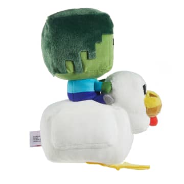 Minecraft Plush Zombie Chicken Jockey Toy, 8-inch Soft Doll inspired By The Video Game Character - Image 3 of 6