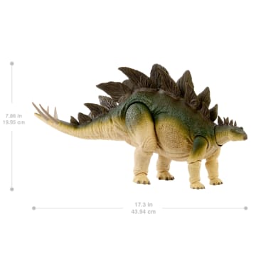 Jurassic World Hammond Collection Lost World Jurassic Park Stegosaurus Action Figure, Large Dinosaur