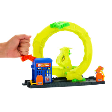 Hot Wheels City Pista de Juguete Ataque de Serpiente - Imagen 3 de 6