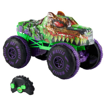 Hot Wheels Monster Trucks Mutant Chaos Wreckin' Wolf RC | Mattel