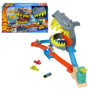 Hot Wheels City Shark Chomp Beach | Mattel