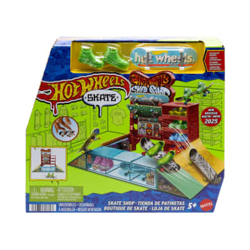 Hot Wheels Skate Skate Shop Playset With Exclusive Fingerboard & Pair Of Skate Shoes - Image 6 of 6