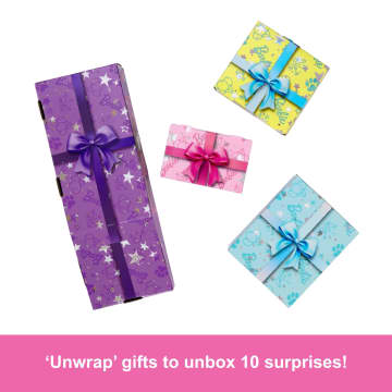 Barbie Party Unboxed Pet Birthday Series Doll & Accessories, Shimmerin’ Hearts Set With 10 Surprises - Image 3 of 6
