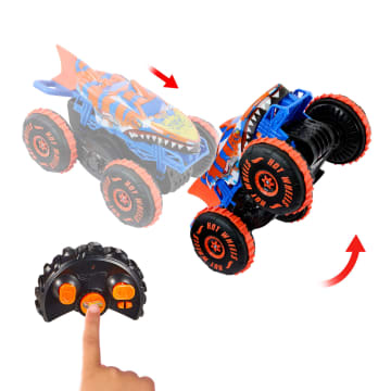 Hot Wheels Monster Trucks-Véhicule Tiger Shark Escaladeur-à Piles - Imagen 2 de 6