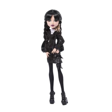 monster high black dress x Wednesday Addams Doll monster high skullector dolls