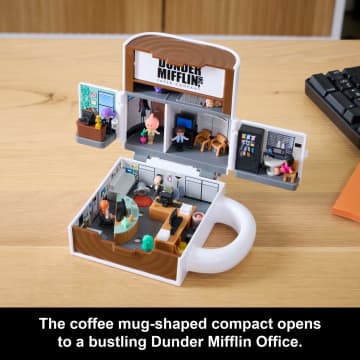 Polly Pocket X The Office Compact Playset 6 Character Dolls And 9 Accessories, Collectible Partnership Toy - Image 4 of 6
