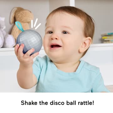 Fisher-Price Mini Me Moments DJ Gift Set, 6-Piece Sensory Baby Toys For Newborn Play - Image 4 of 6