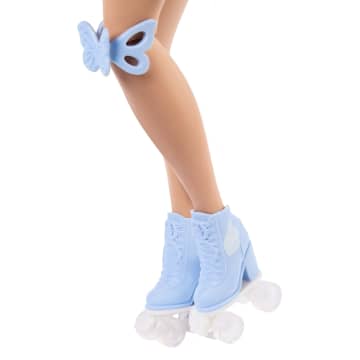 Barbie  Équipe de Rêve  Poupée  Barbie Malibu Patins à Roulettes - Imagen 4 de 6