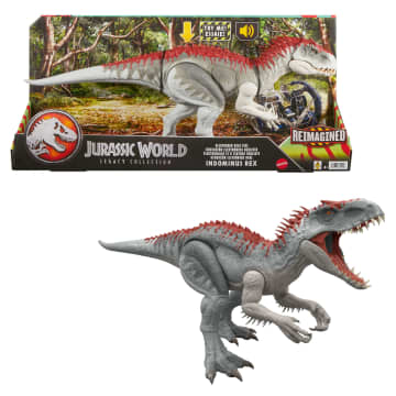 Jurassic World Electronic Real Feel Indominus Rex, Reimagined Dinosaur Action Figure Toy