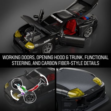 Mattel Brick Shop Hot Wheels '94 Toyota Supra MKIV Building Toy