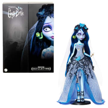 Monster High Skullector Corpse Bride Collectible Doll, Emily in Gothic Wedding Dress With Veil